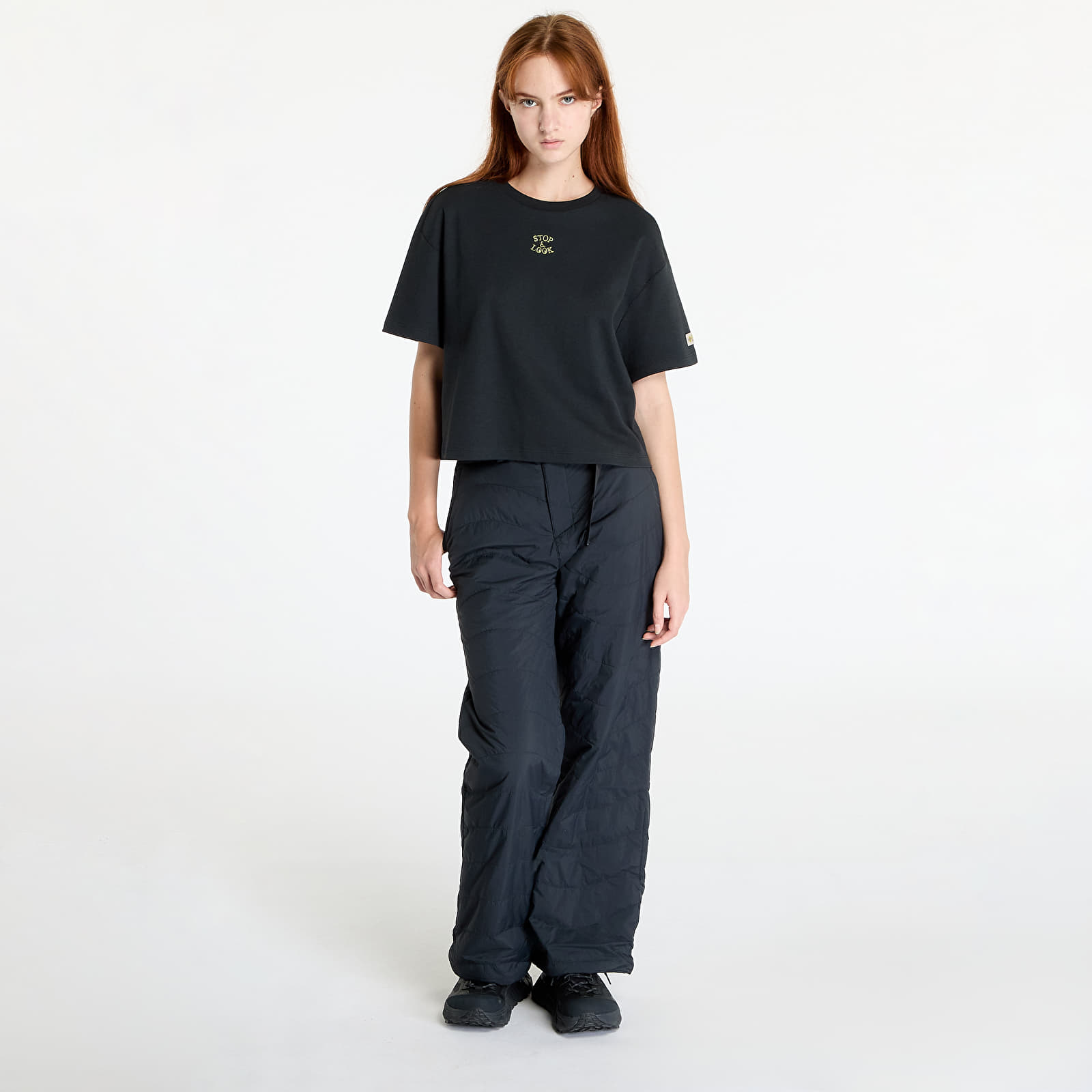 Trička Columbia Wallowa™ Cropped Graphic Tee Black
