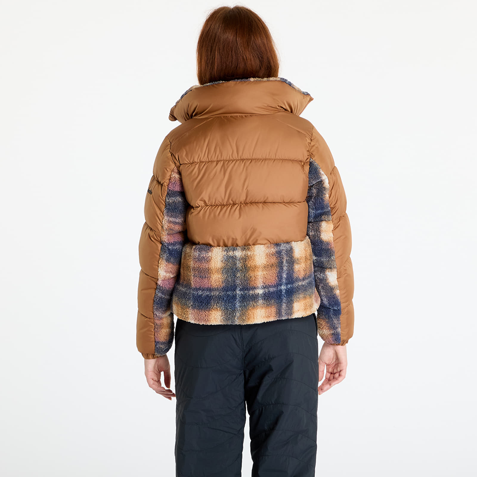 Kurtki Columbia Leadbetter Point™ II Print Sherpa Hybrid Camel Brown