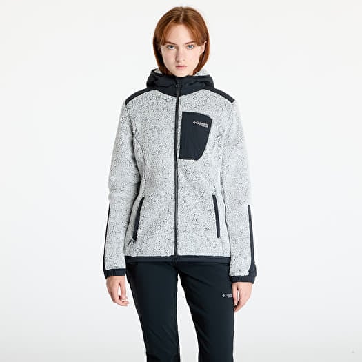 Columbia Arctic Crest™ Sherpa Full Zip Fleece Jacket White/ Black