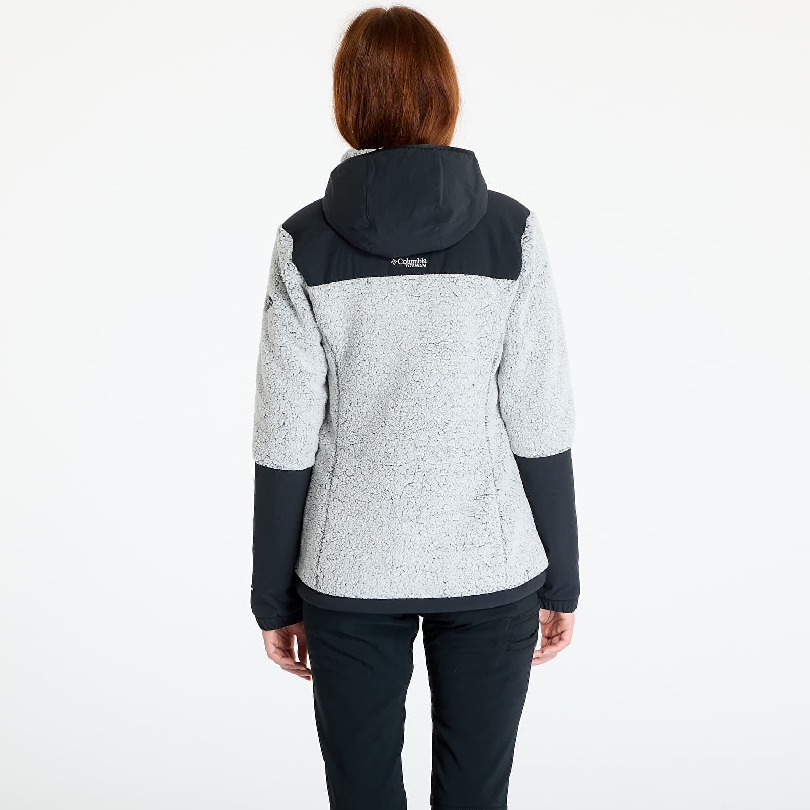 Women's hoodies Columbia Arctic Crest™ Sherpa Full Zip Fleece Jacket White/ Black