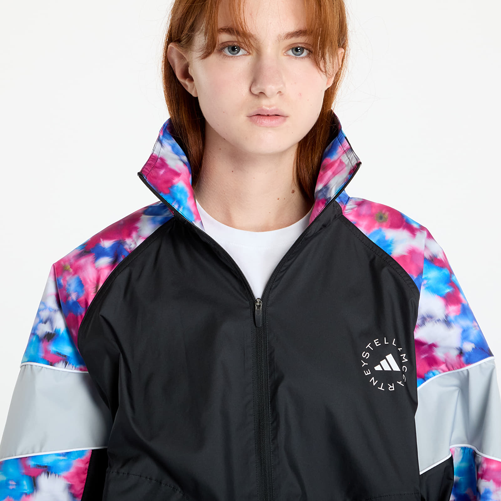 Dámské bundy adidas X Stella McCartney Tracktop Signal Cyan/ Lucid Blue/ Black