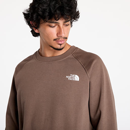 【関税&送料込】The North Face Brown Cotton Blend Sweatshirt The North Face Men's Box NSE Pullover Hoodie Coal Brown