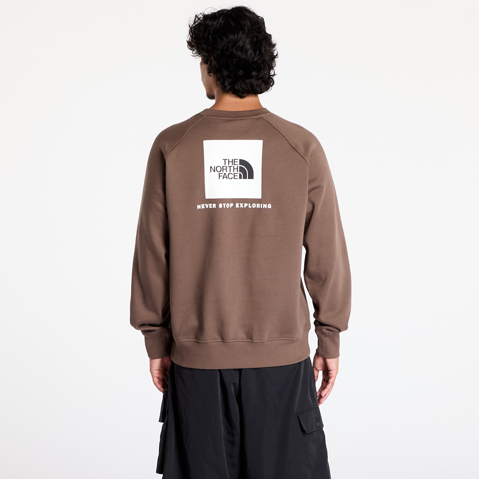 Світшот The North Face M Raglan Box Nse Crew Smokey Brown S