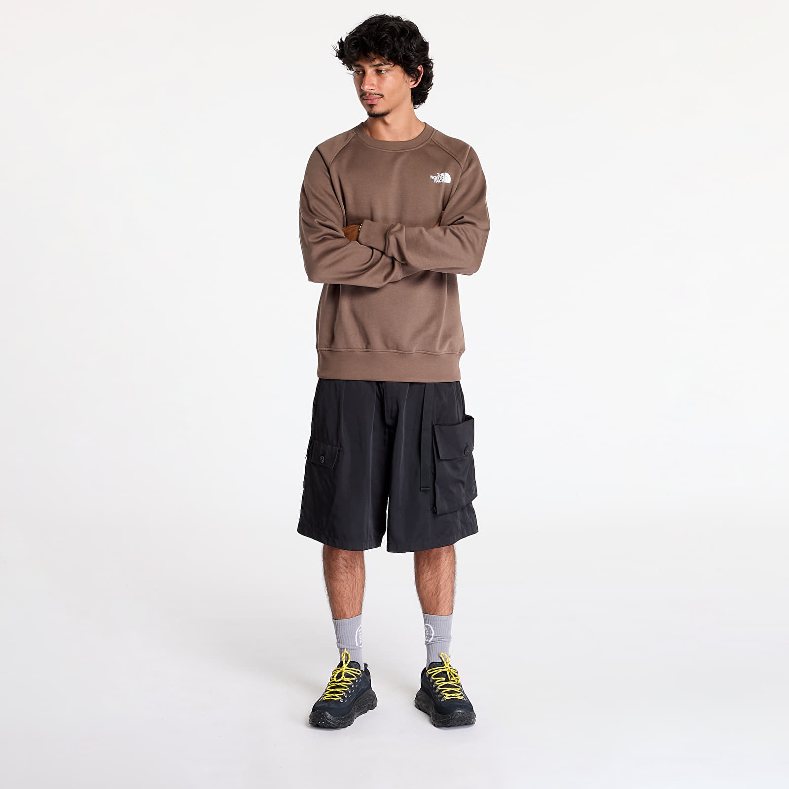 Sweatjacken und Sweatshirts The North Face M Raglan Box Nse Crew Smokey Brown