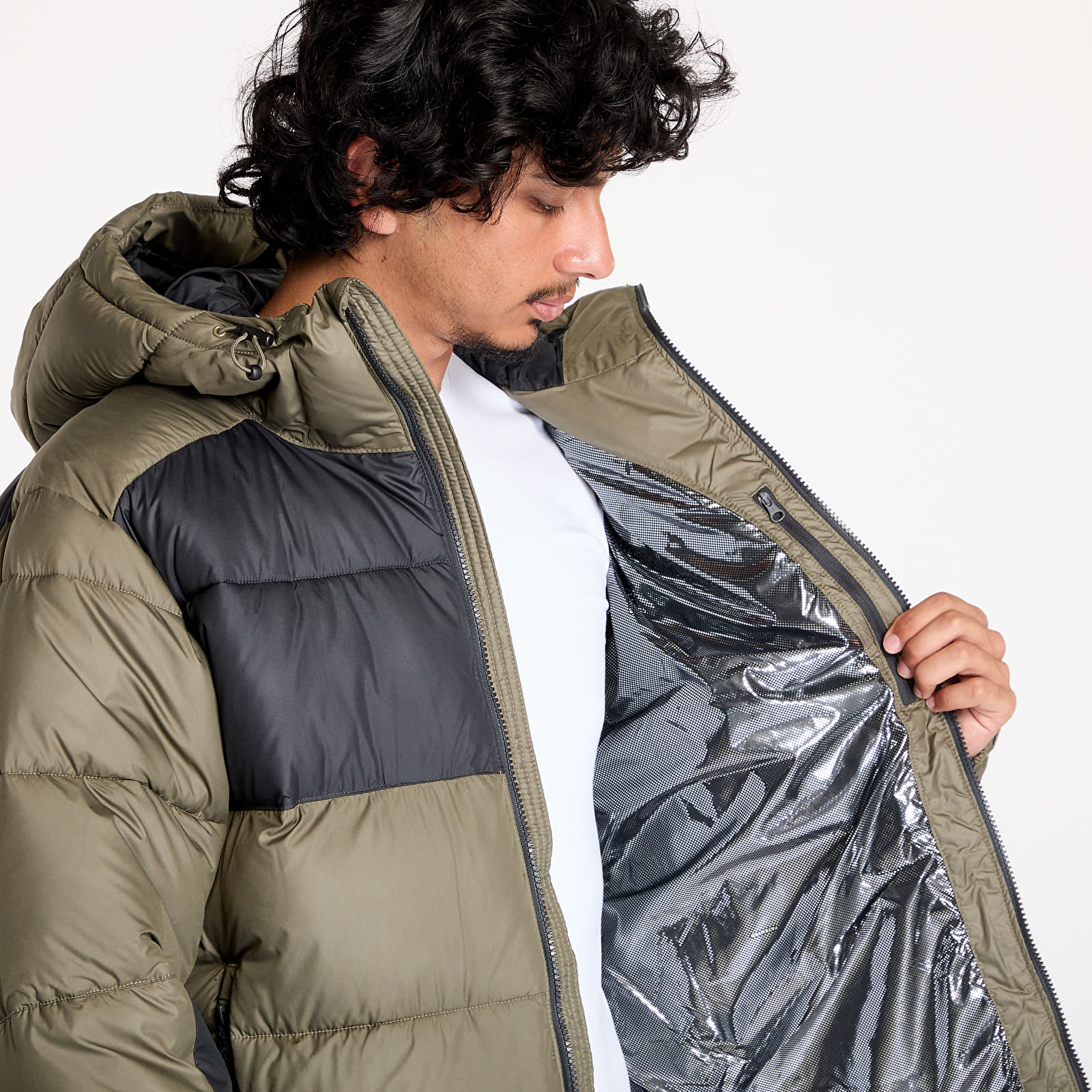 Kabátok Columbia Pike Lake™ II Hooded Jacket Stone Green