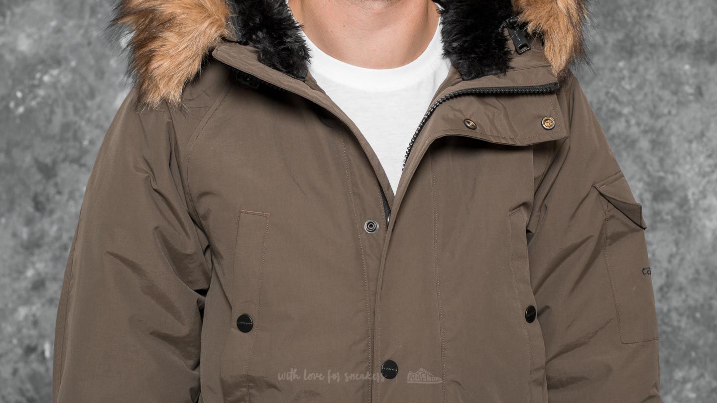 Bundy Carhartt WIP Anchorage Parka Cypress/ Black