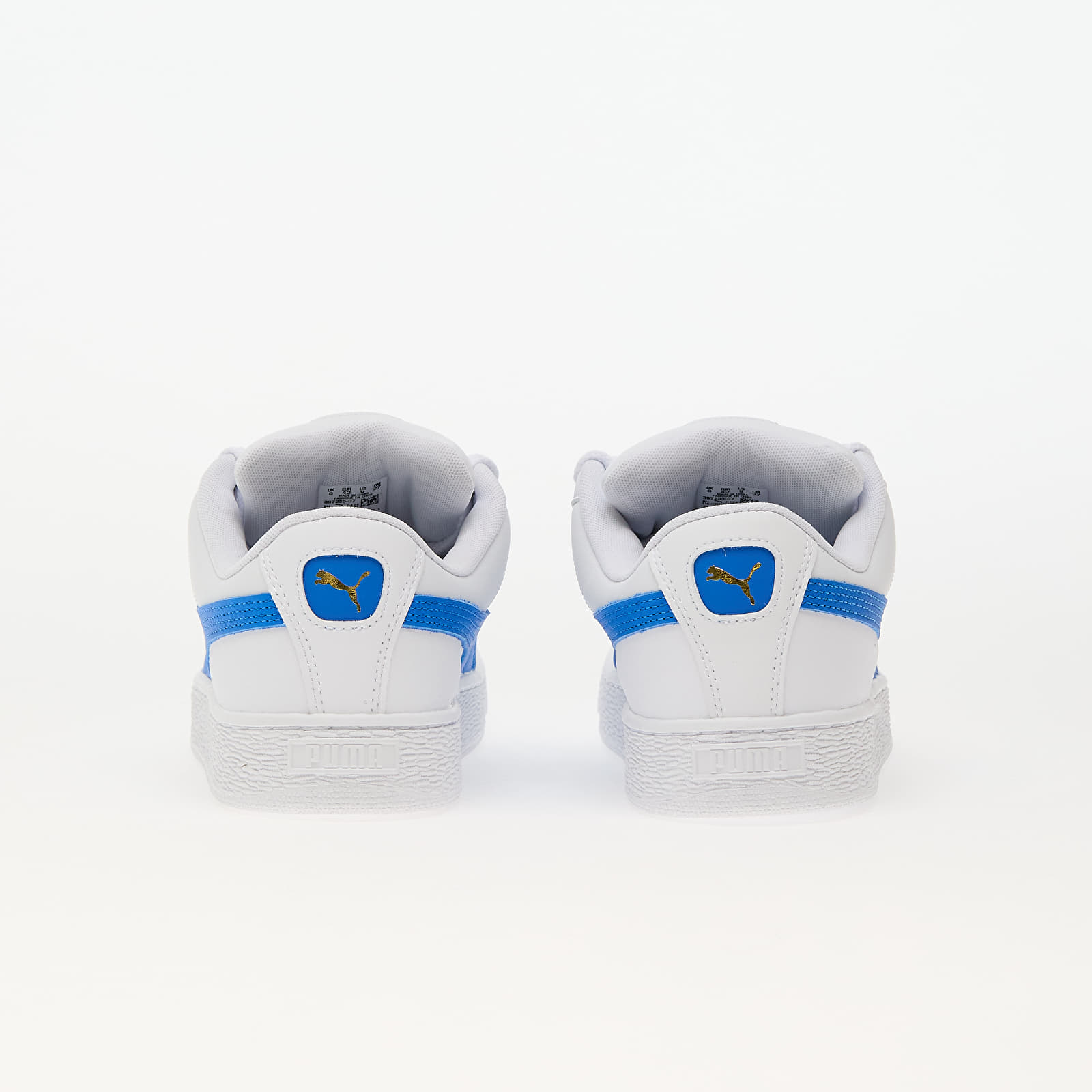 Men's shoes Puma Suede XL Lth Black/ Hyperlink Blue