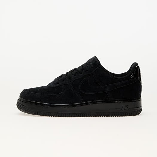 Air force 1 low czarne zamszowe online