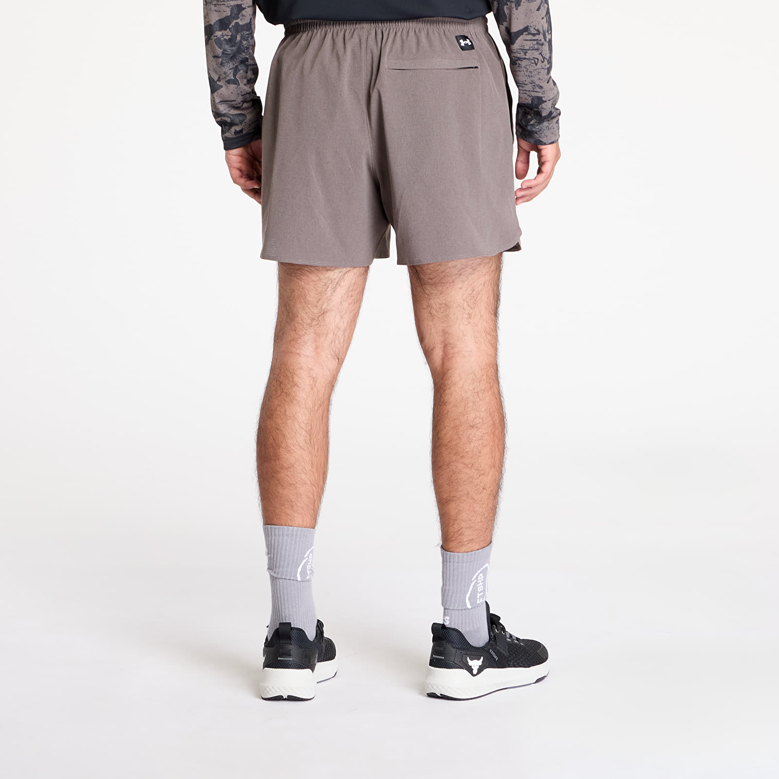 Pantaloncini Under Armour Project Rock Camp Short Fresh Clay/ Black