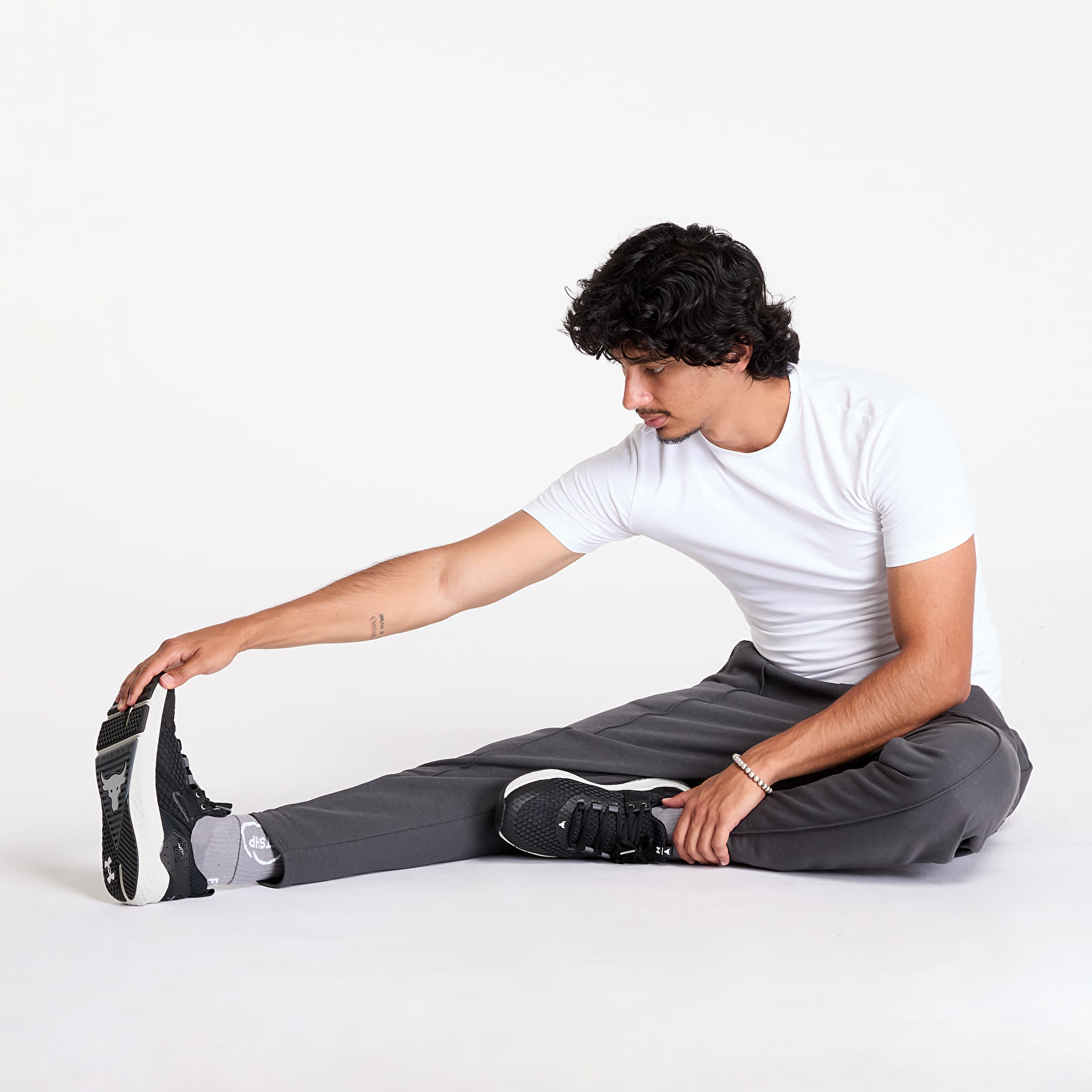 Melegítő Under Armour Project Rock Terry Gym Q4 Pant Gray