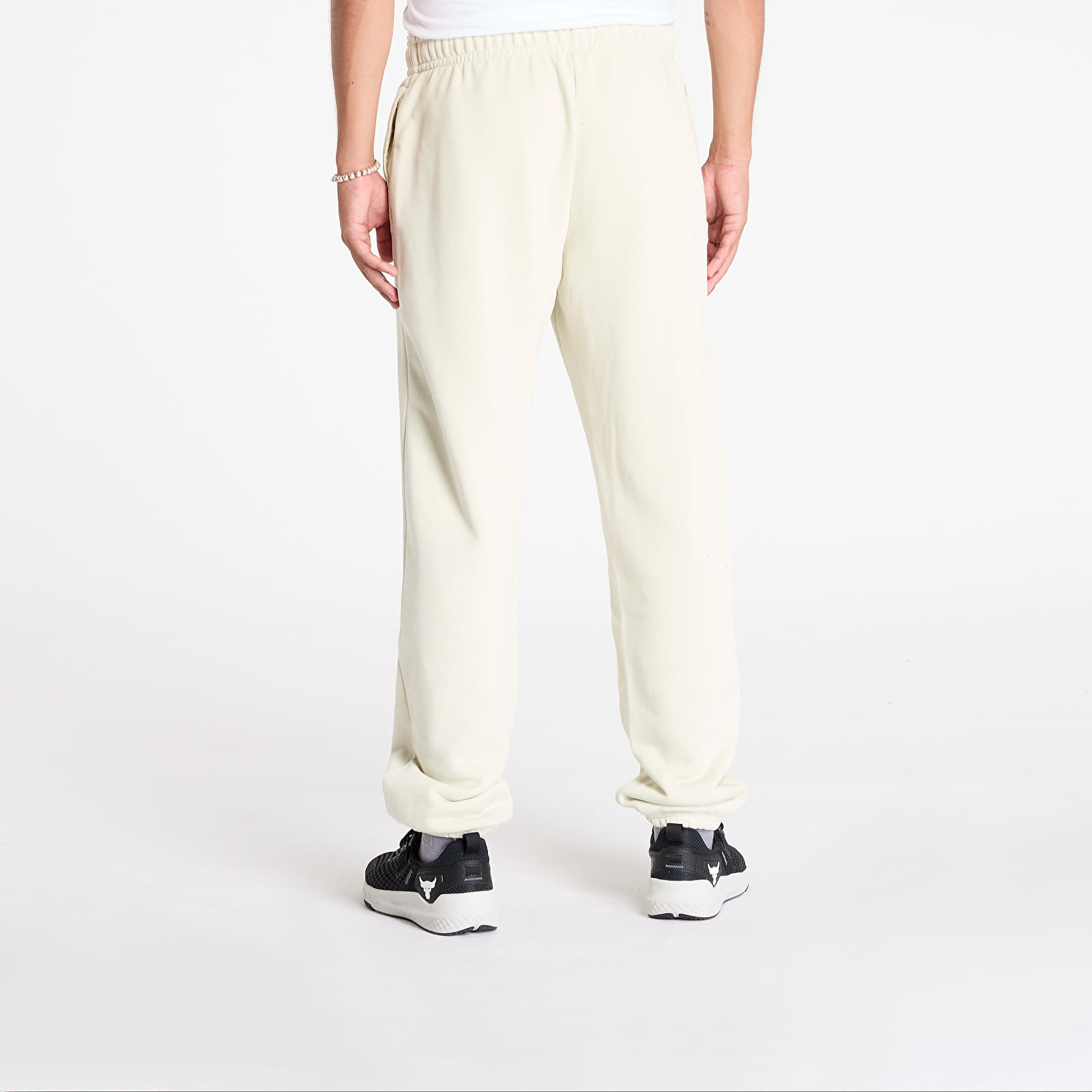 Jogger-housut Under Armour Project Rock Heavyweight Terry Joggers Silt/ Black