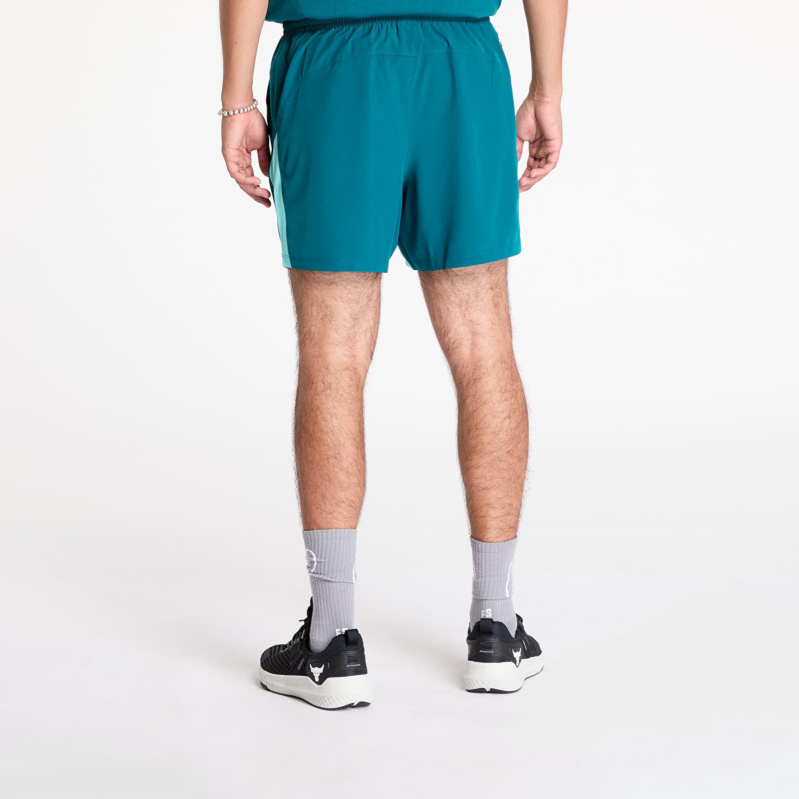 Shorts Under Armour Project Rock Ultimate 5" Training Short Hydro Teal/ Radial Turquoise/ Black