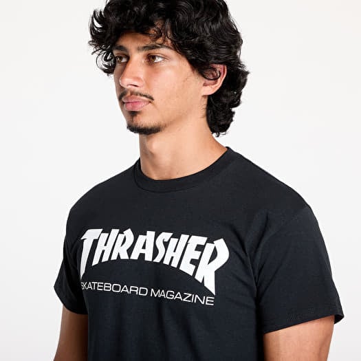 T-shirt Thrasher Skate Magazine T-Shirt Black