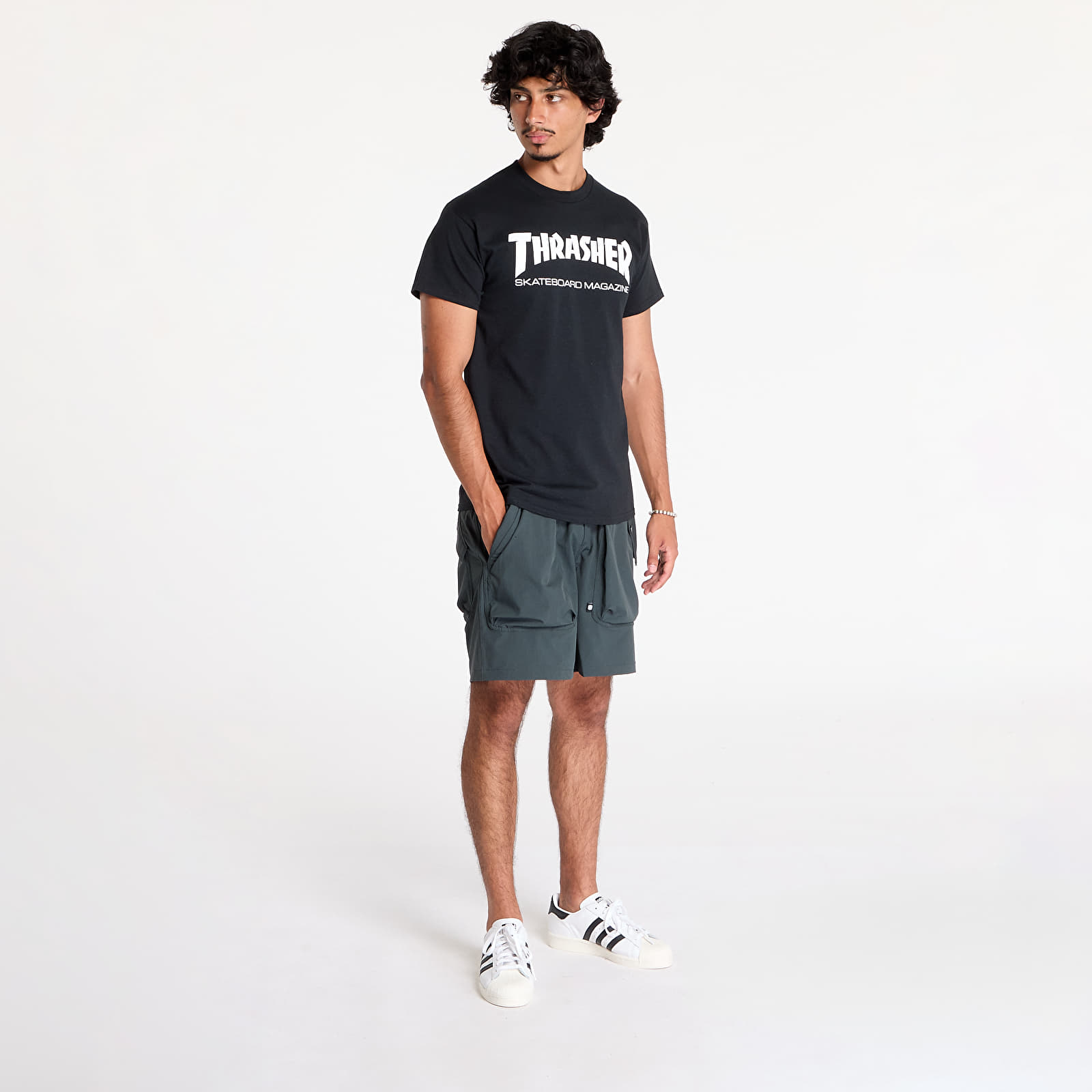 Men's T-shirts Thrasher Skate Magazine T-Shirt Black