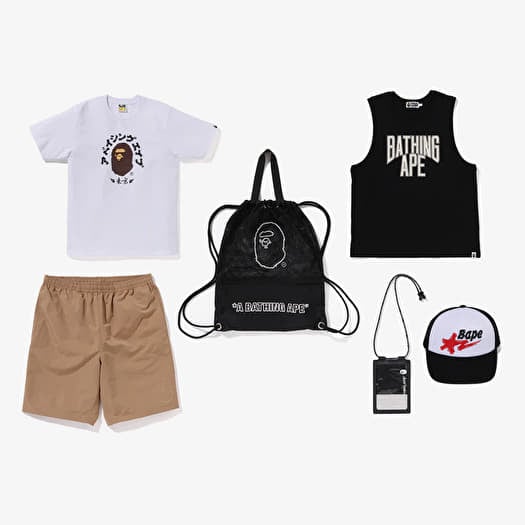 Gymsække A BATHING APE Summer Bag Black