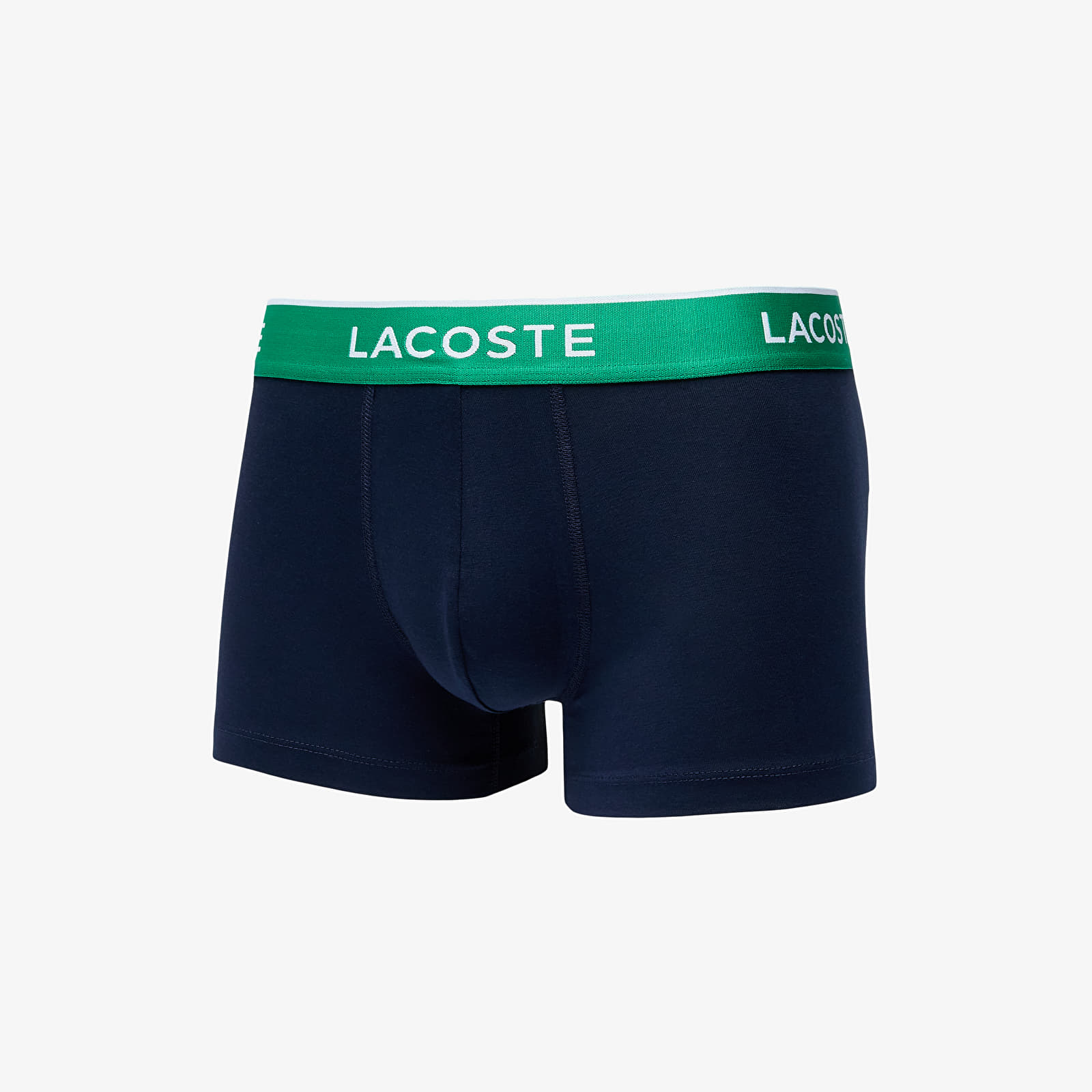 Calzoncillos de boxer LACOSTE Trunk Navy Blue/ Fluorine Green