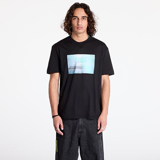 Μπλουζάκι Calvin Klein Jeans Basketball Court Graphic Tee Black