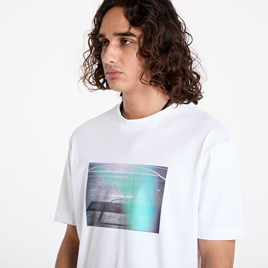 T-shirts Calvin Klein Jeans Basketball Court Graphictee White