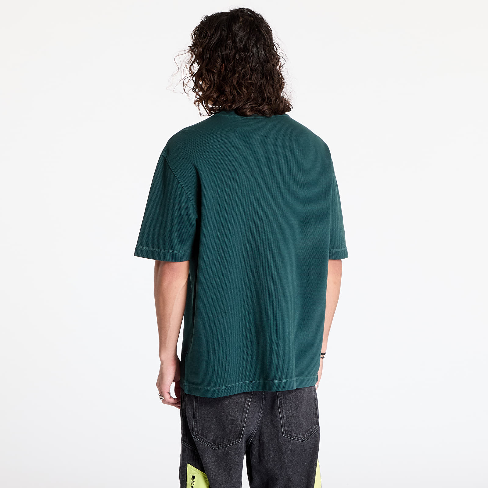   Μπλούζες Calvin Klein Jeans Waffle Woven Label Tee Ponderosa Pine