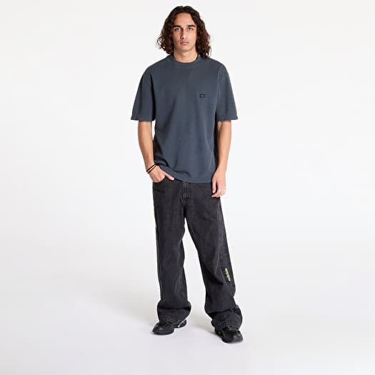 Calvin Klein Jeans Waffle Woven Label Tee Black | Footshop