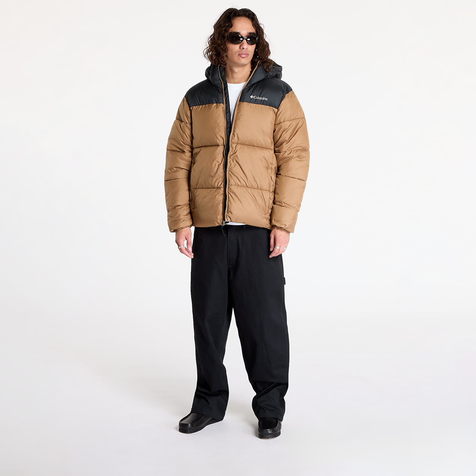 Bundy Columbia Puffect™ II Hooded Jacket Delta/ Black