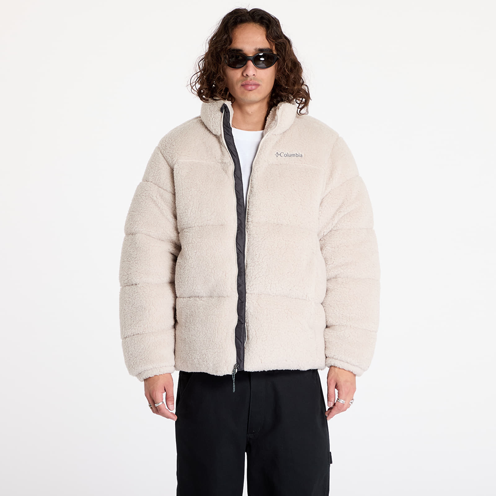 Kurtki męskie Columbia Puffect™ II Sherpa Jacket Dark Stone