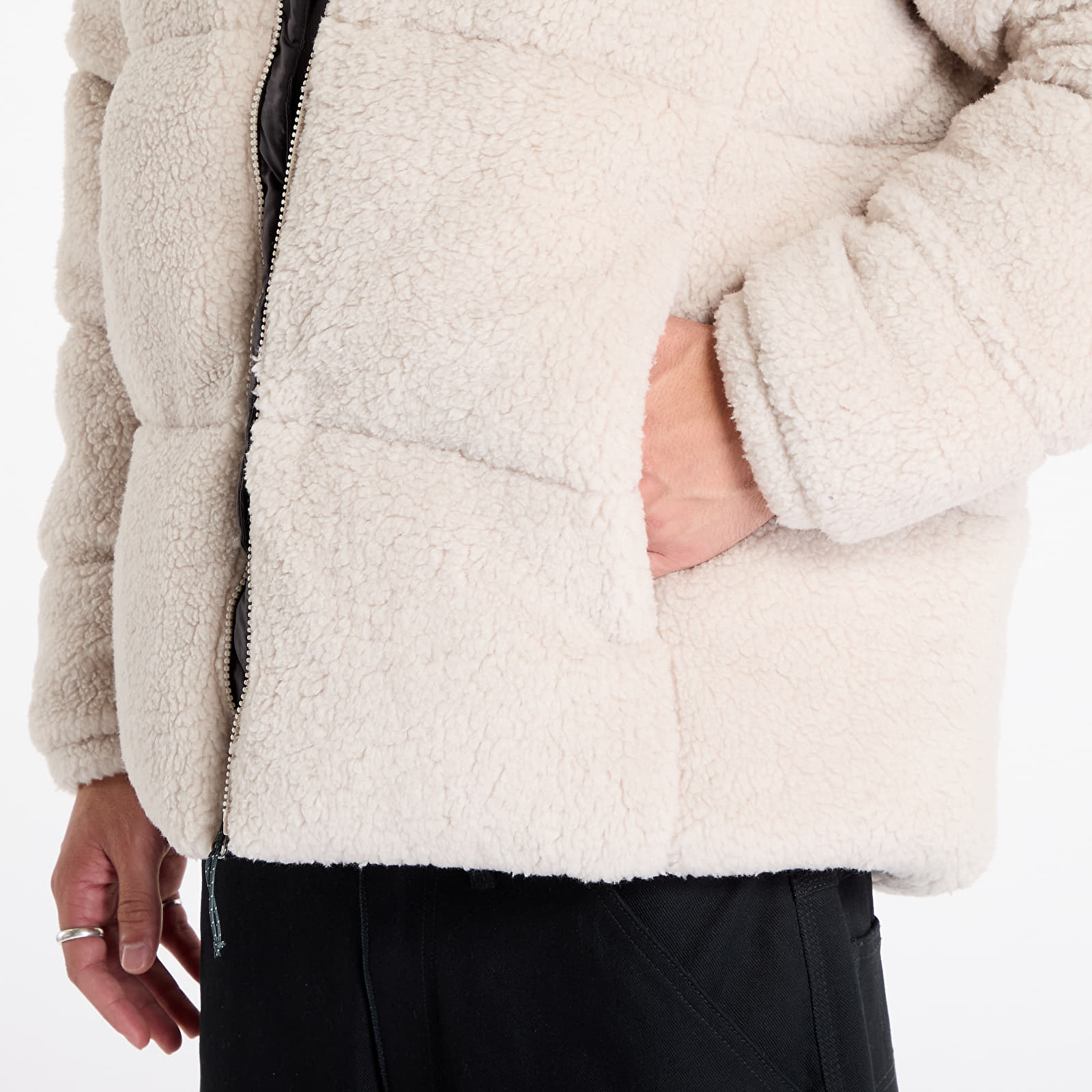 Kurtki męskie Columbia Puffect™ II Sherpa Jacket Dark Stone