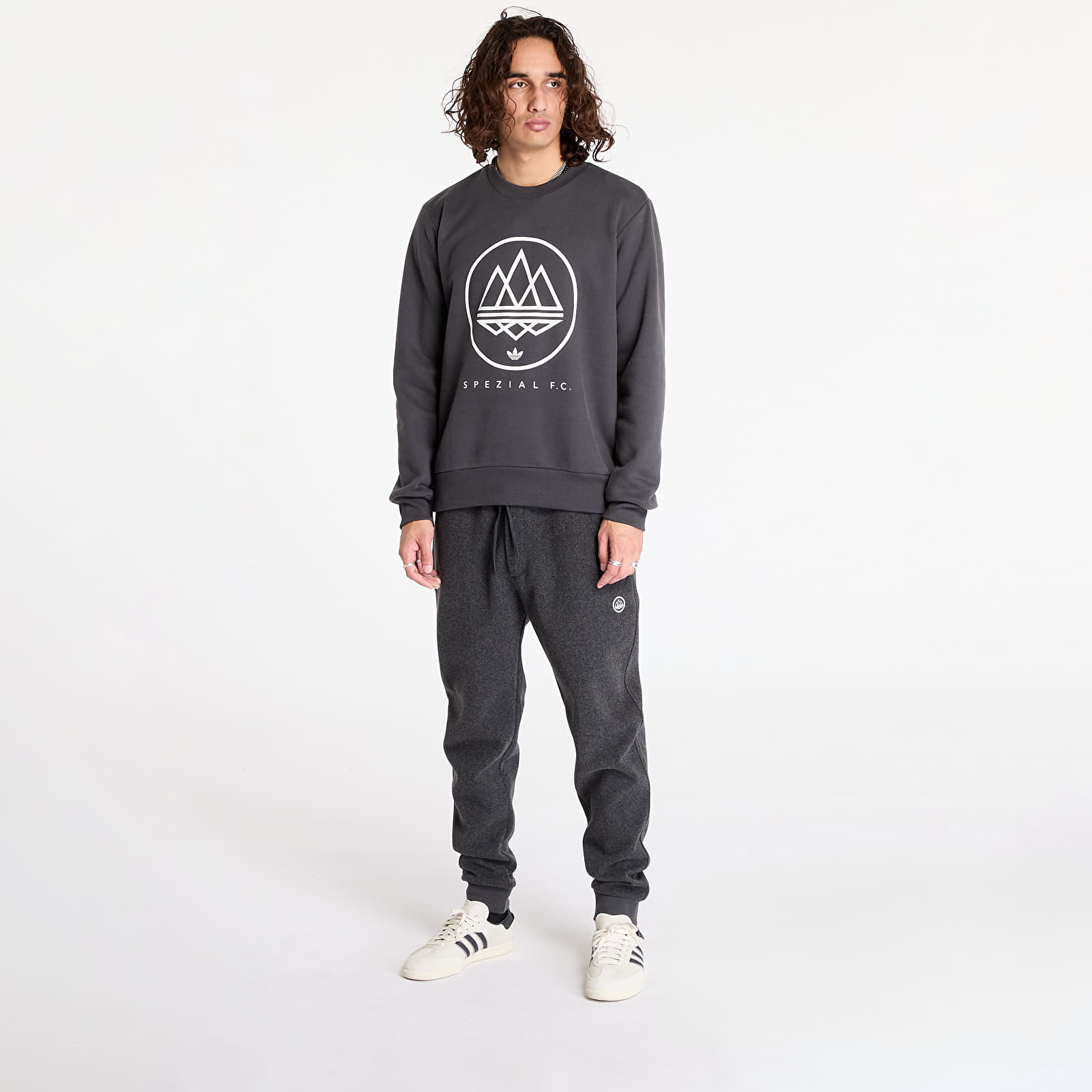 Суичърти adidas Spezial Fleece Longsleeve Sweatshirt Utility Black