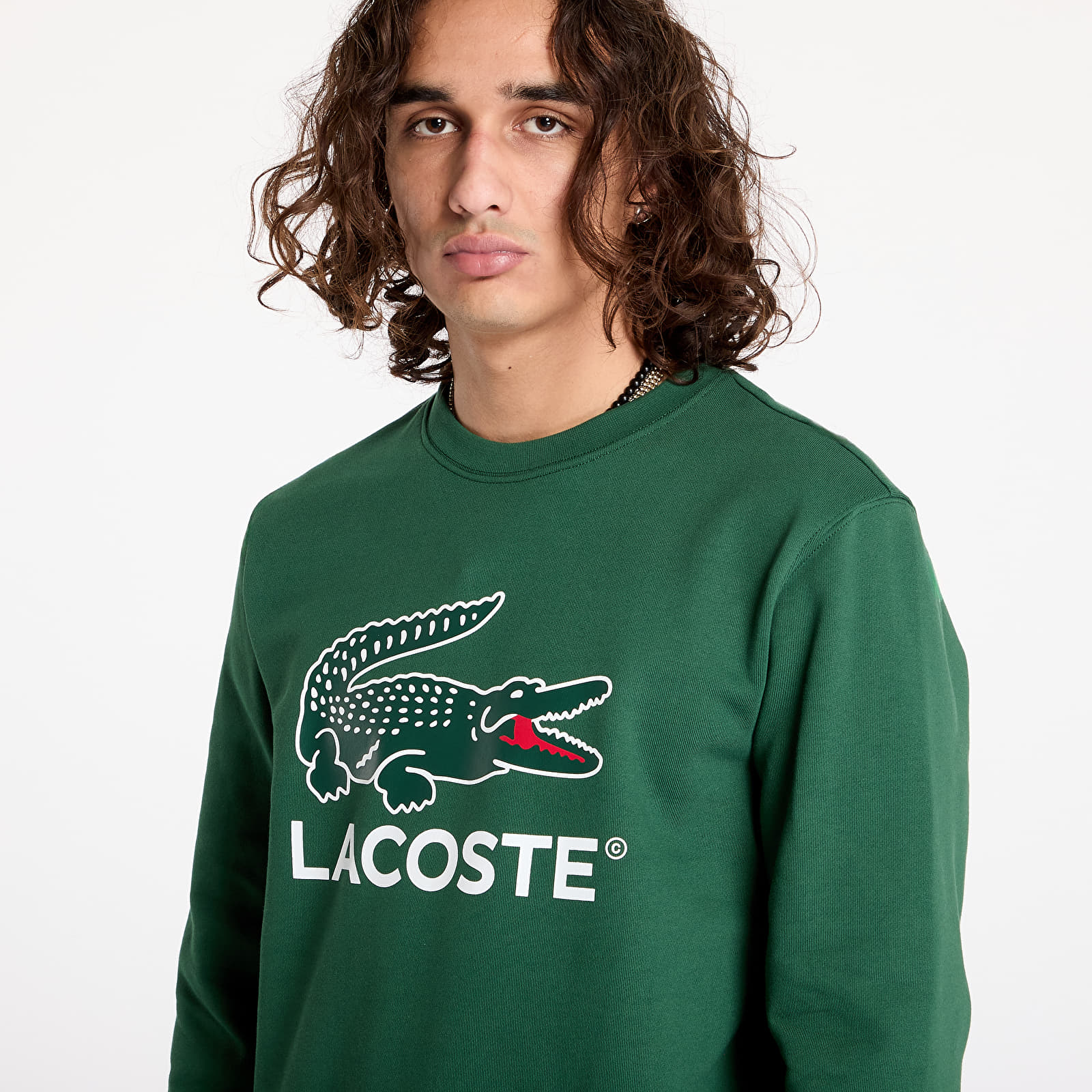 Мъжки суичъри LACOSTE Sweatshirt Green