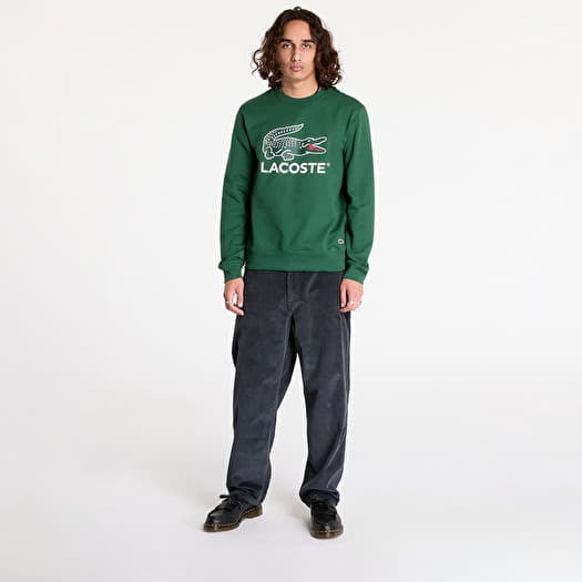 Green lacoste hoodie deals