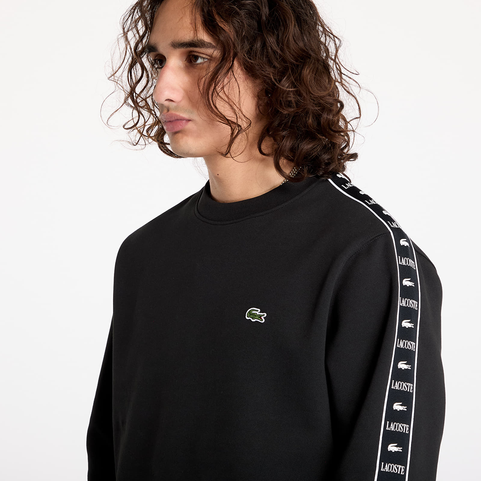 Luvtröjor för män LACOSTE Sweatshirt Black