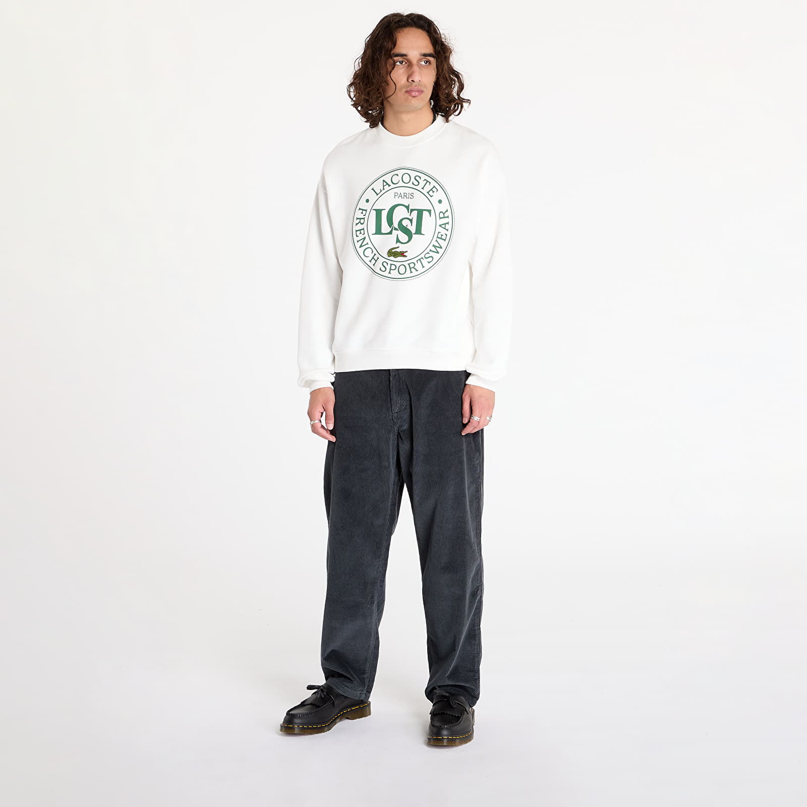 Bluzy z kapturem LACOSTE Sweatshirt Flour