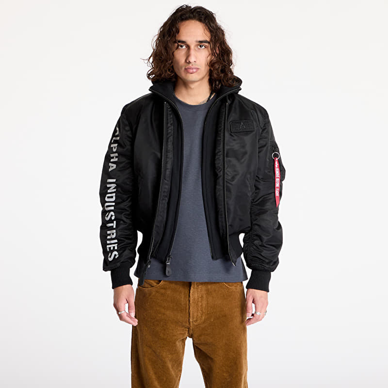 Bunda Alpha Industries MA-1 D-Tec SE Black/ Reflective