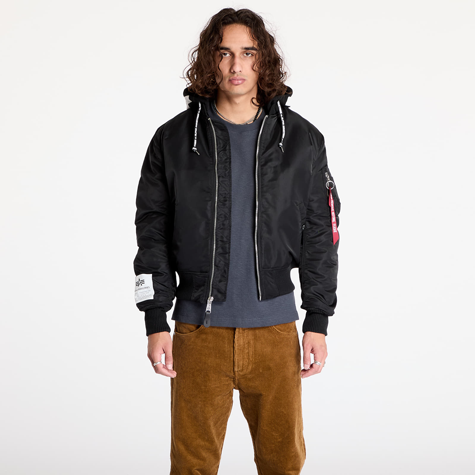 Men's jackets Alpha Industries MA-1 ZHP Black