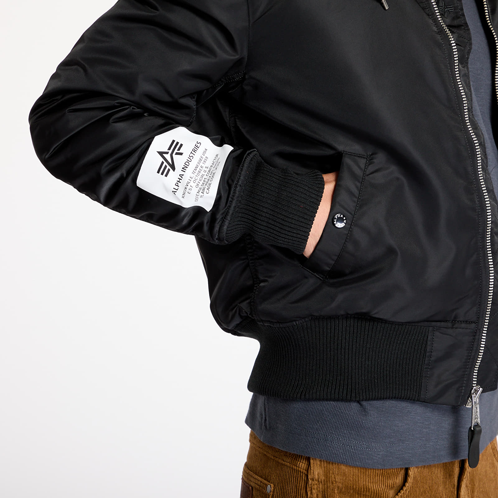 Men's jackets Alpha Industries MA-1 ZHP Black