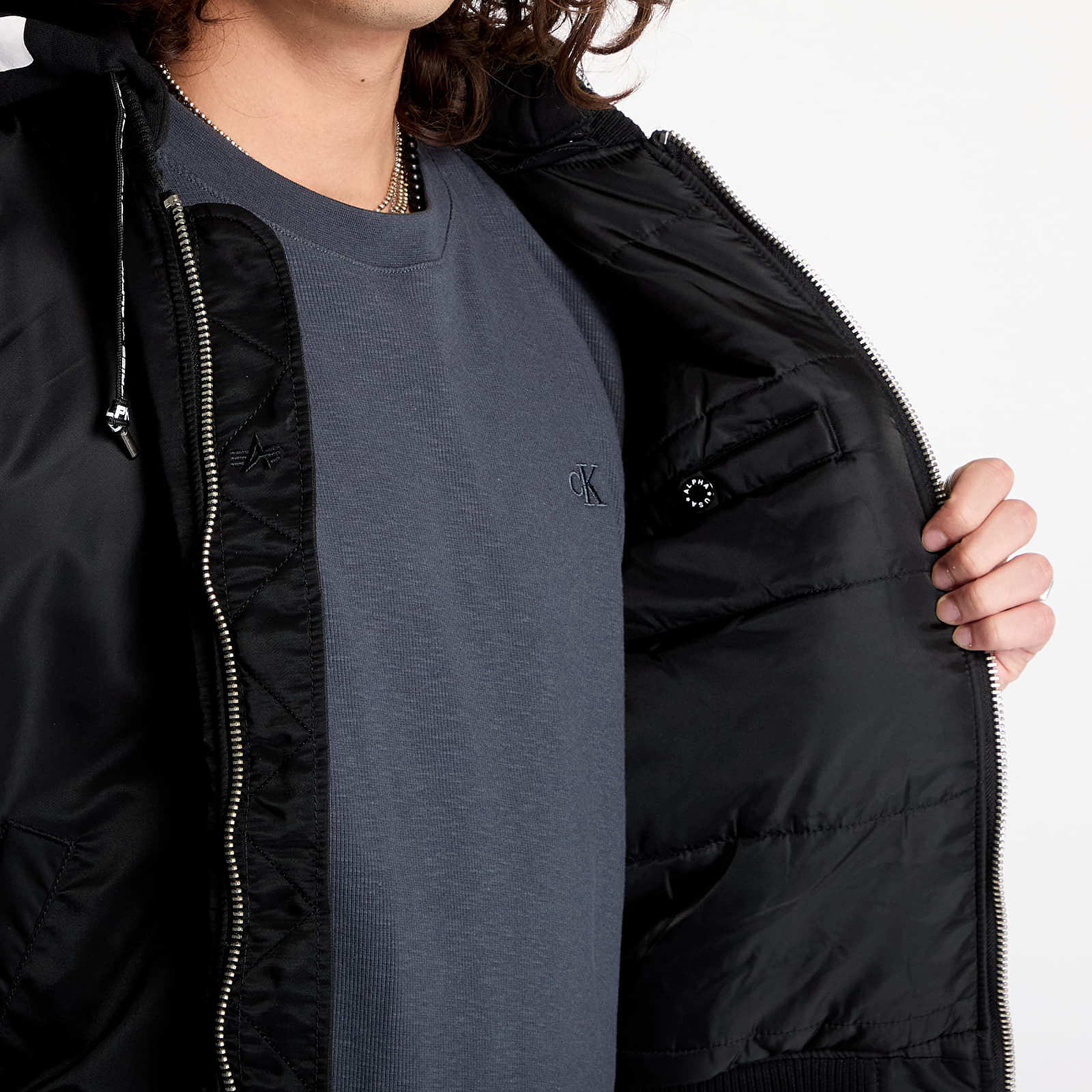 Men's jackets Alpha Industries MA-1 ZHP Black
