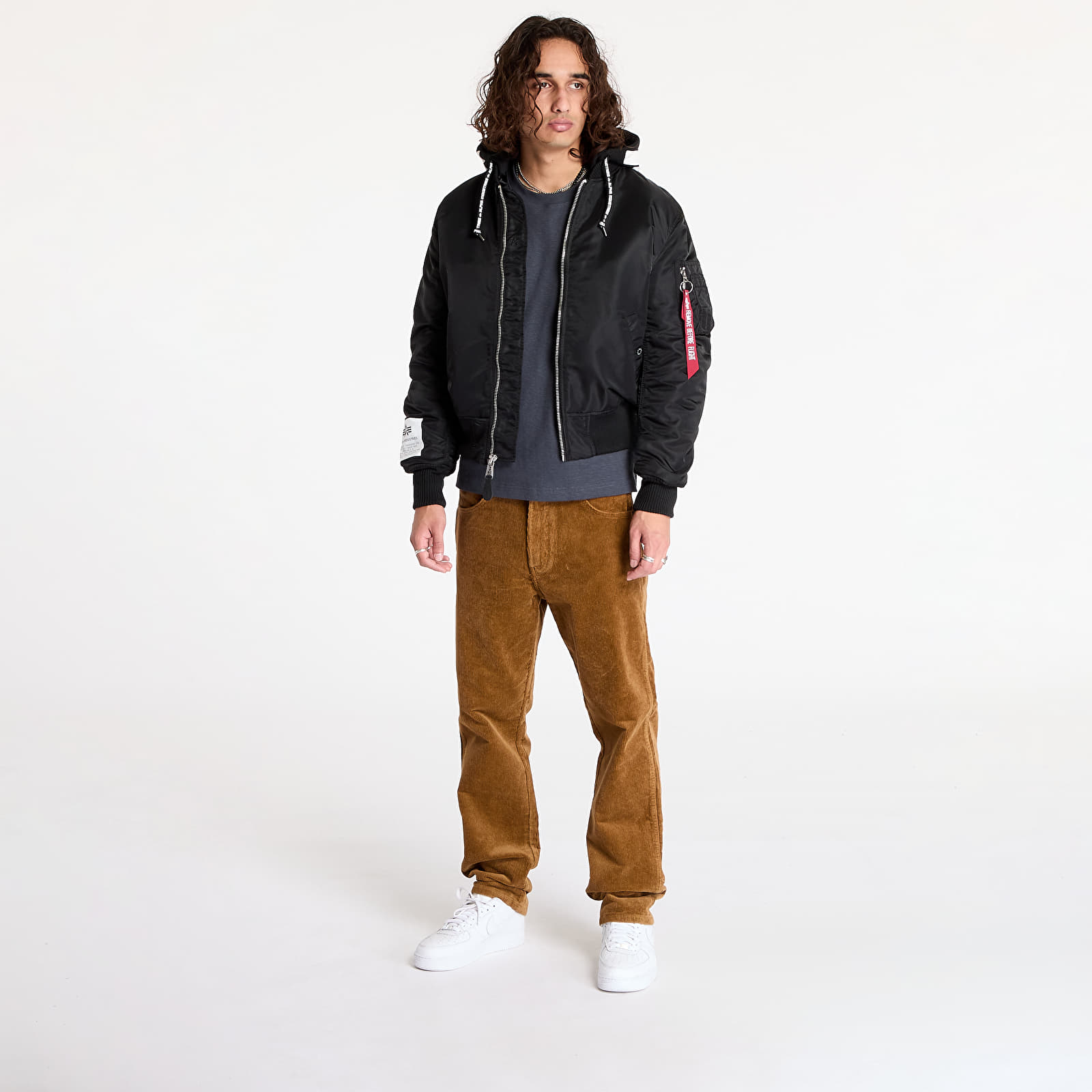 Men's jackets Alpha Industries MA-1 ZHP Black
