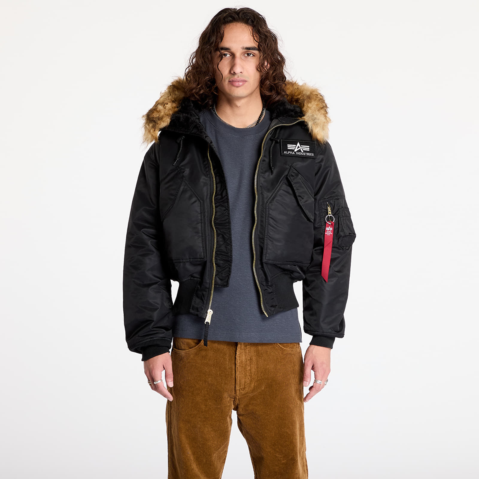Яке Alpha Industries 45P Hooded Black S