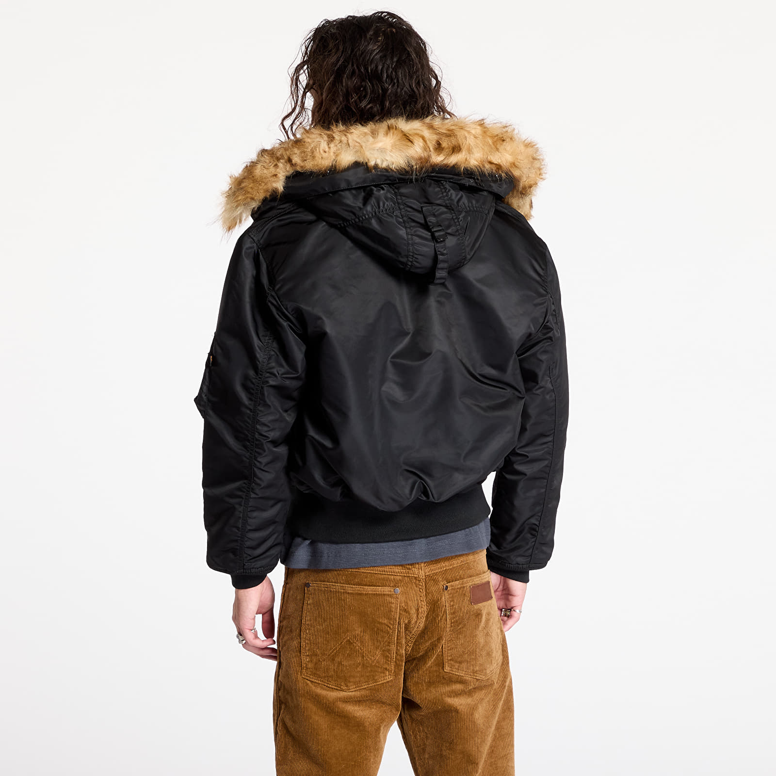 Мъжки якета Alpha Industries 45P Hooded Black