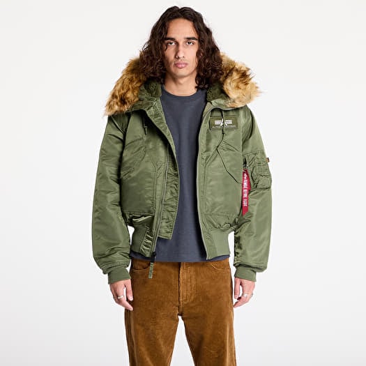 Alpha Industries 45P Hooded Sage-Green