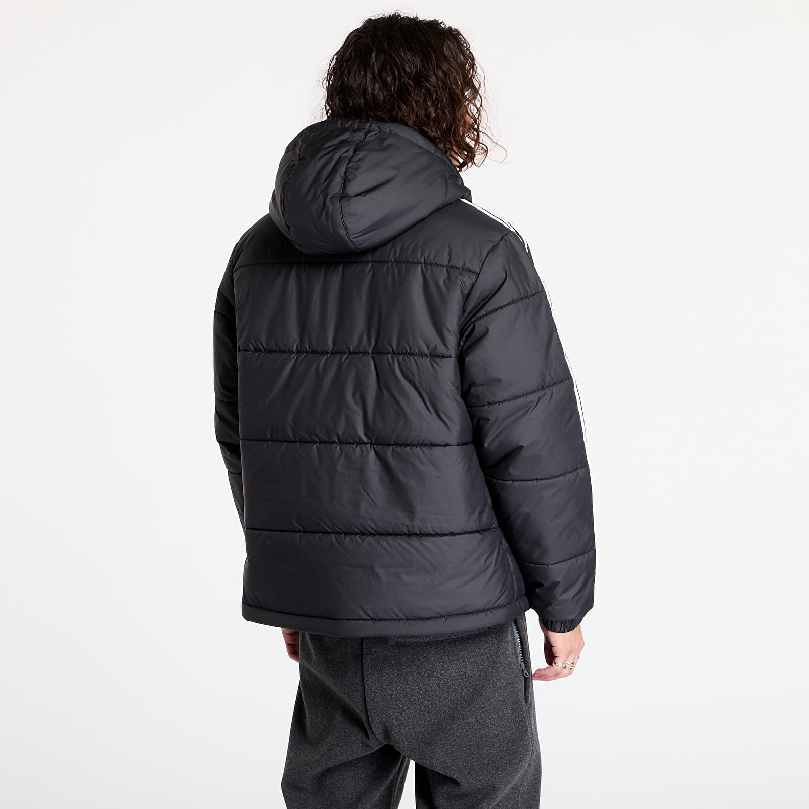 Adidas reversible jacket grey and black new arrivals