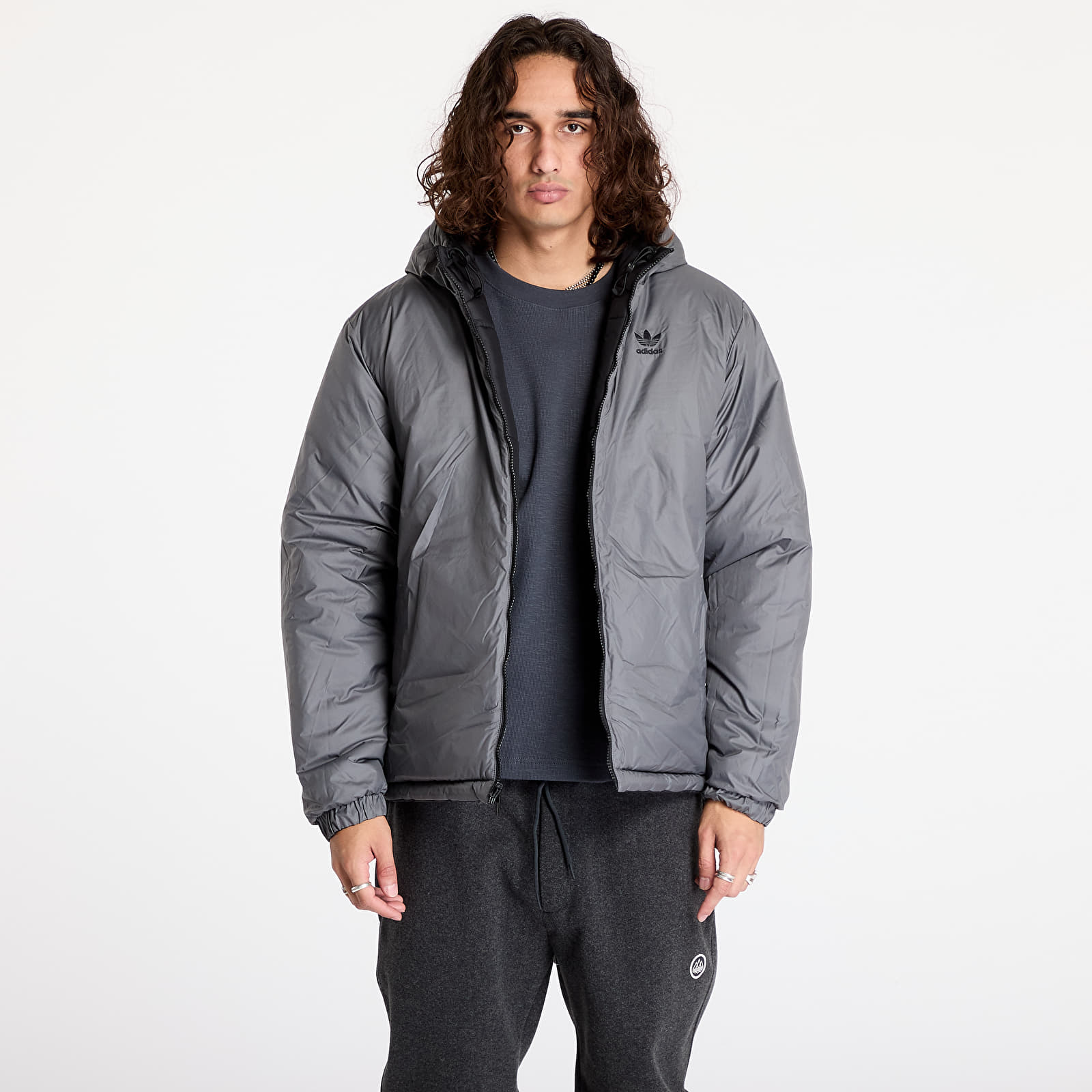Adidas men's reversible hooded jacket shop