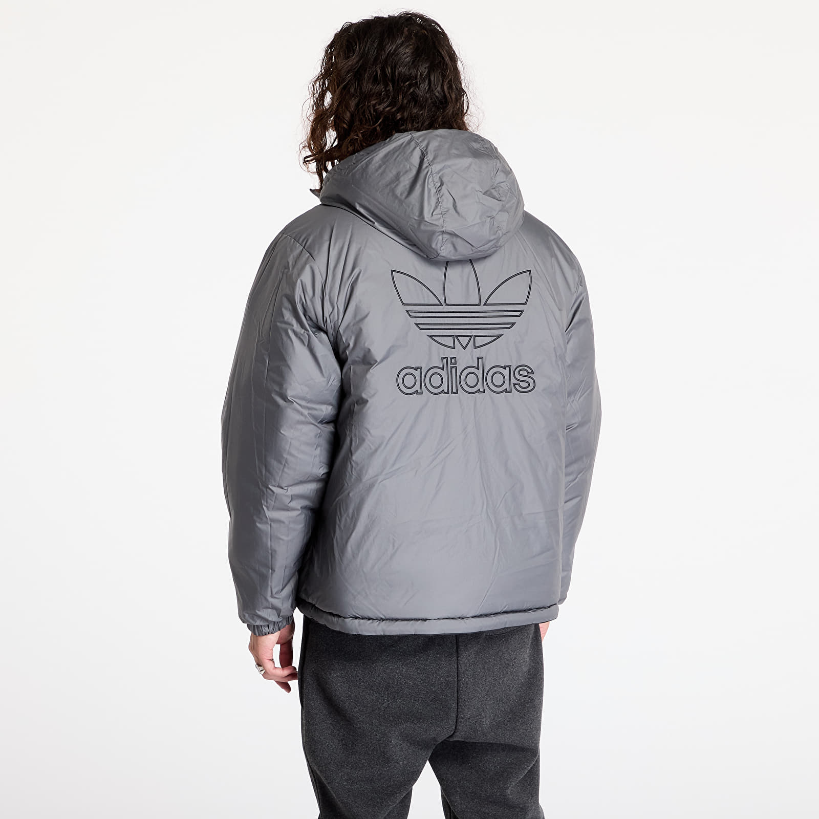 Herrenjacken adidas Adicolor Reversible Jacket Black Grey Four Footshop