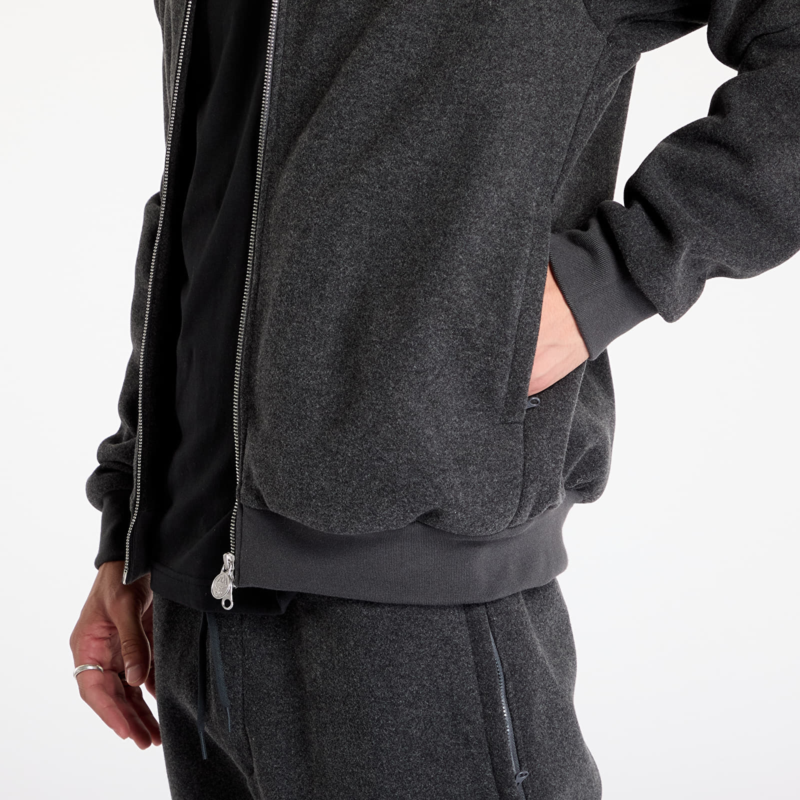 Kurtki adidas Spezial Fleece Track Top Dark Grey Heather