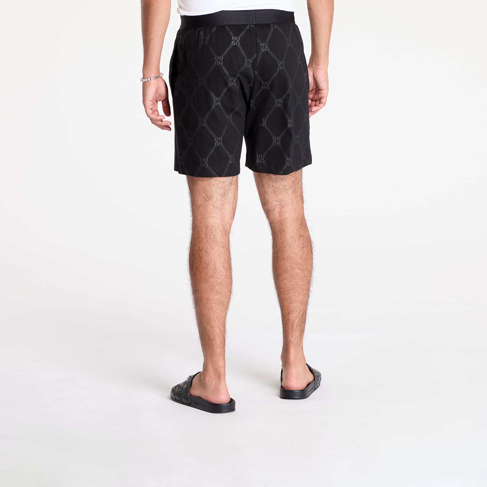 Szorty Hugo Boss Chain Monogram Short Black