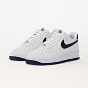 Nike air force 1 white and navy hot sale