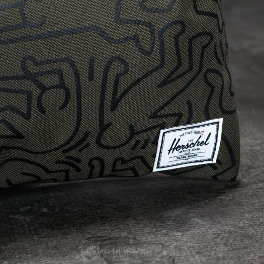 Beutel Herschel Supply Co. Network Pouch Forest Night Keith Haring Footshop