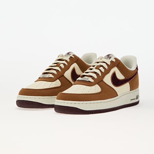 Burgundy and gold air force ones shop