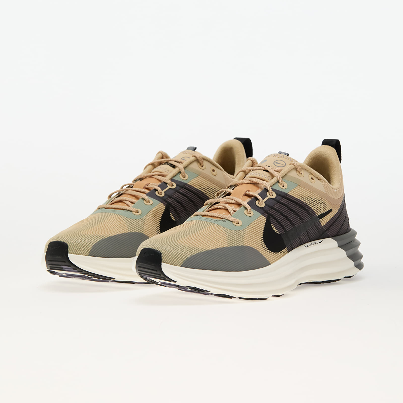 Men's shoes Nike Lunar Roam Sesame/ Black-Smoke Grey-Dark Raisin