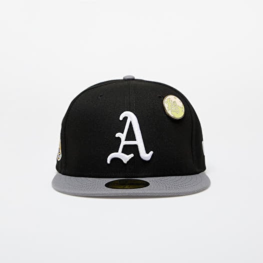 New Era Oakland Athletics Contrast Pin 59FIFTY Fitted Cap Black